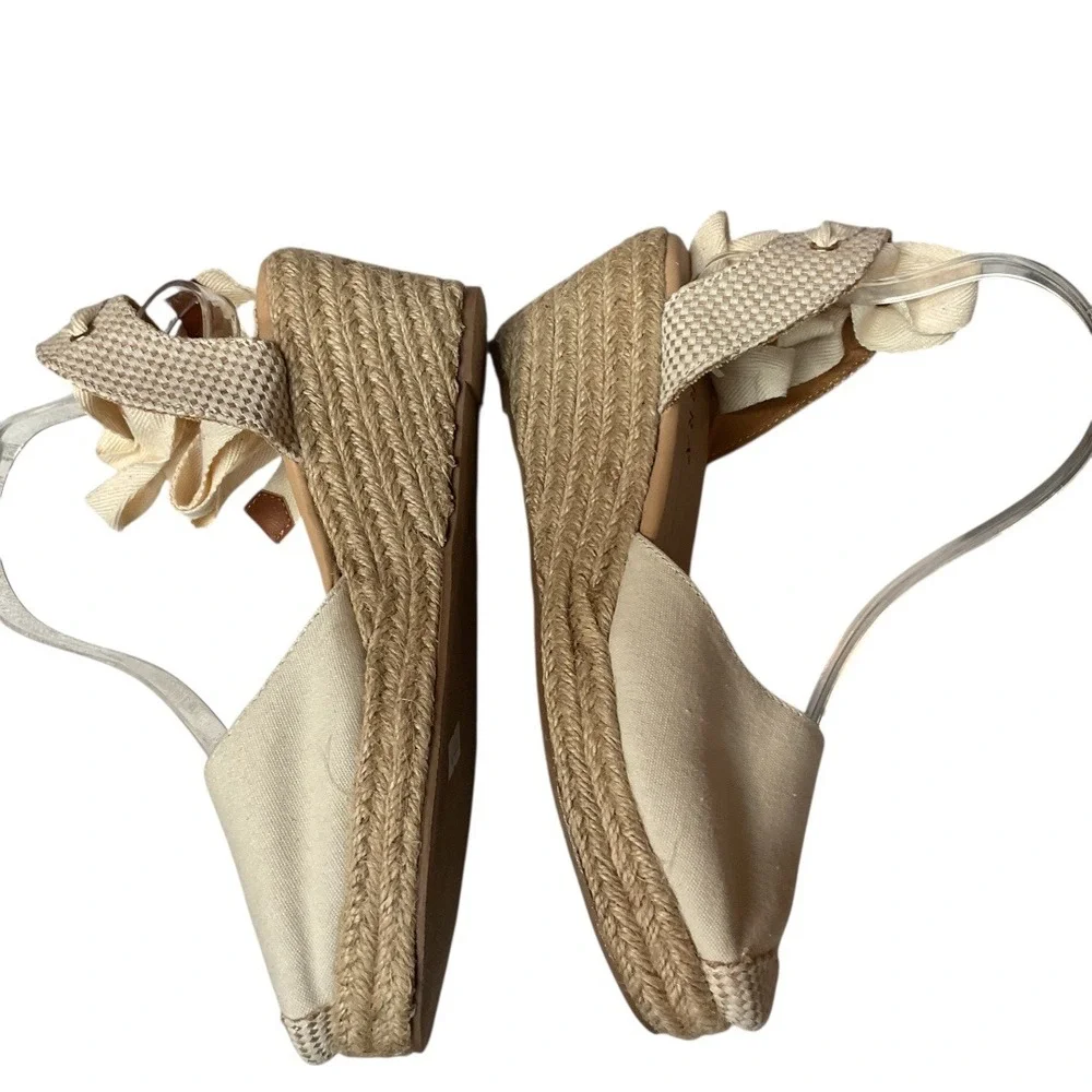 Serra Women's Strappy Stylish Wedge Wedge Heel Espadrilles Sandals Size 10 NWT